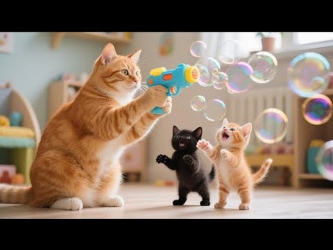 Ai Cat Video | The cat is saving rabbit from rawda | New Video