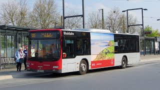 preview picture of video '[Sound] Bus MAN NL 283 (Wagennr. 7566) der Rheinbahn AG Düsseldorf'