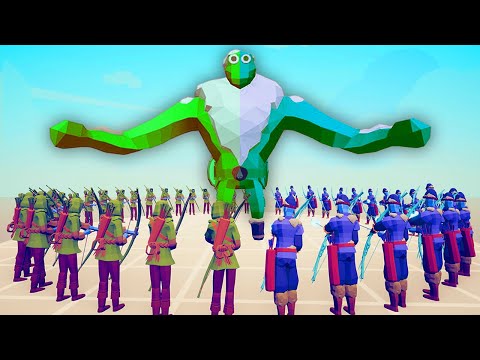 WHO CAN SURVIVE ICE AND POISON CIRCLE? | TABS Totally Accurate Battle Simulator