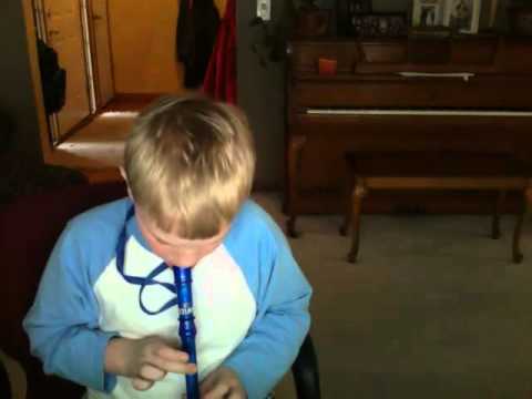 playing axel f on recorder