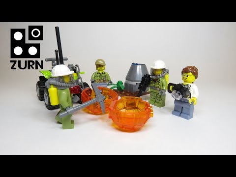 🌋 Lego City 60120 Volcano Starter Set - Lego Speed Build