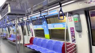 SBS Transit Alstom Metropolis C851E (7089/7090): Sengkang to Punggol Coast. 