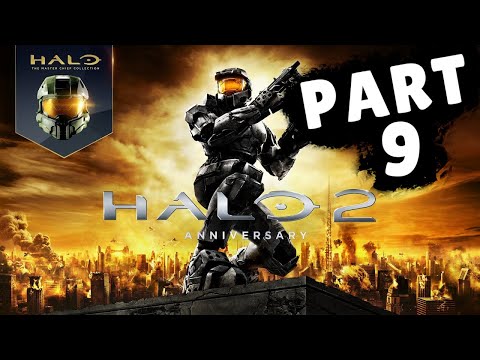HALO 2 Anniversary Walkthrough Part 9 "Quarantine Zone" (No Commentary)