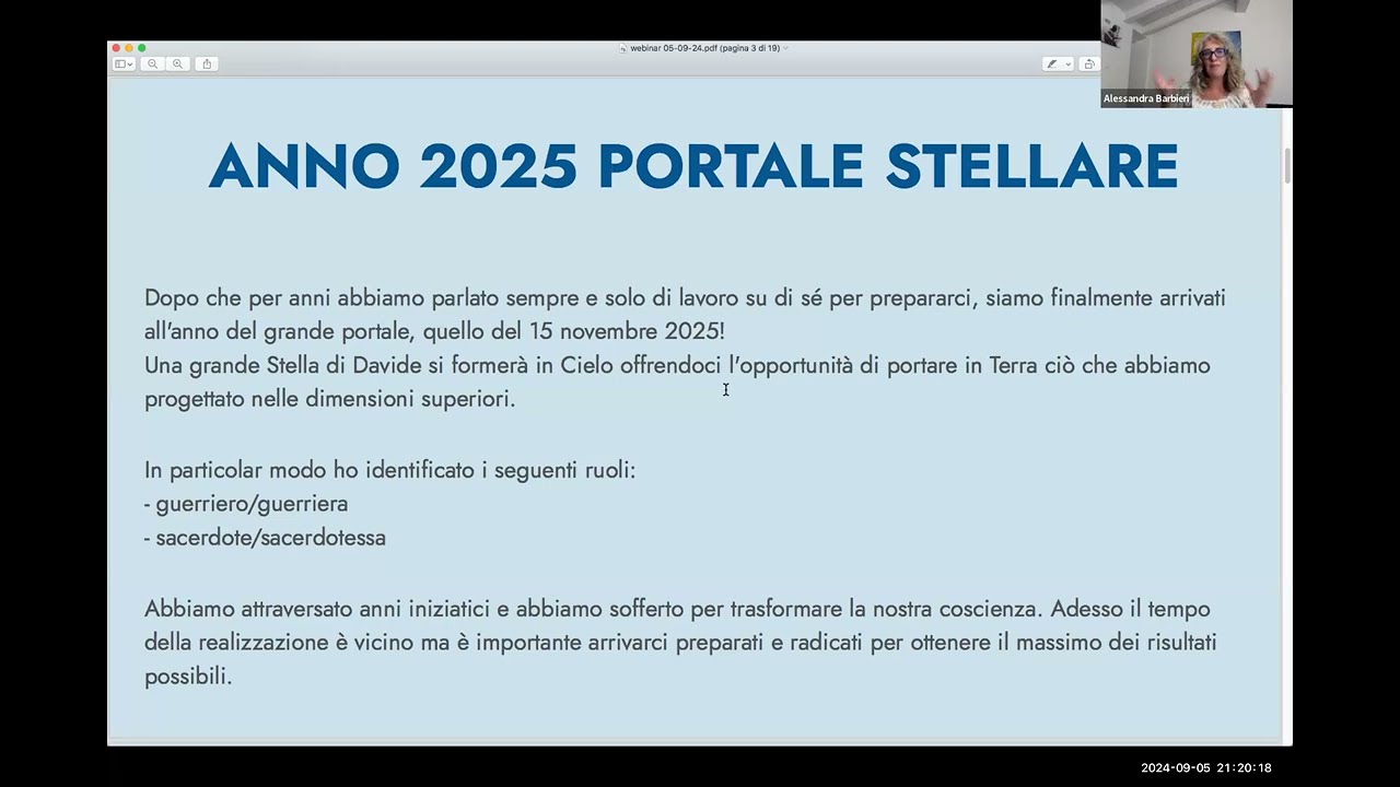 Webinar Portale Stellare 2025 - 5.9.24