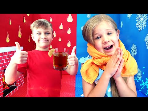 Diana e Roma Desafio quente vs frio