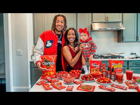 EATING ONLY RED FOODS FOR THE DAY!