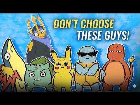 I 10 peggiori Pokémon iniziali di tutti i tempi spiegati in 18 minuti