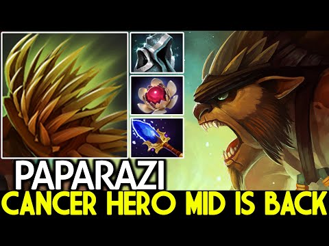 PAPARAZI [Bristleback] Cancer Heroes Mid is Back Insane AOE Damage Dota 2