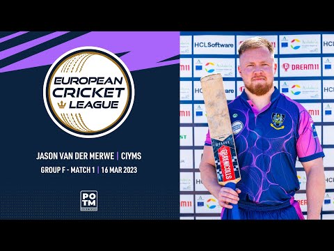 POTM: J.Merwe - CIY vs AKIF | European Cricket League 2023 | Group F, Day 1 | ECL23 | ECL23.071