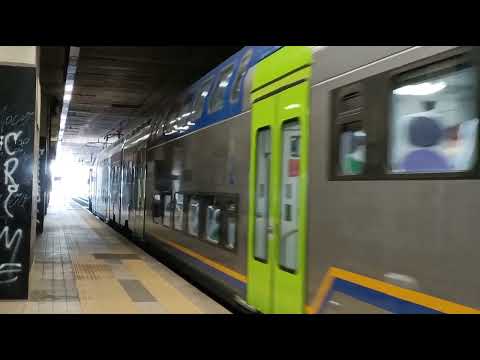 Stazione di Tor Sapienza - Treno Alta Frequentazione in entrata