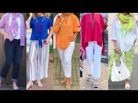 Atuendos MODERNOS  con PANTALON  para MUJER MADURA