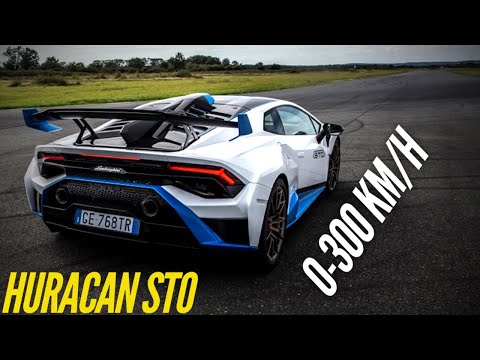 Lamborghini Huracan STO : 0-300 km/h !