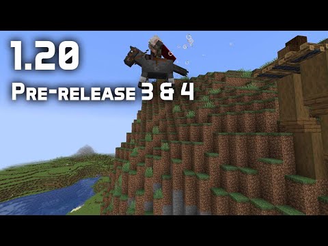 News in Minecraft 1.20 Pre-release 3 & 4: Flying Horse Bug Fixes!