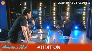 Ron Bultongez  gets a YES after Judges Had second Thought | Audition American Idol 2018 Episode 1