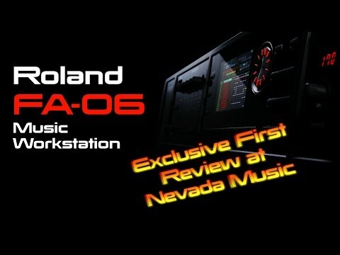 NEW! Roland FA-06 Workstation Full Demo at PMTVUK