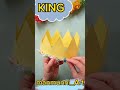 Diy Crown Diy Paper Crown Origami Crown Craft Youtubeshorts Ncs Diy Origami Craft 4k 100