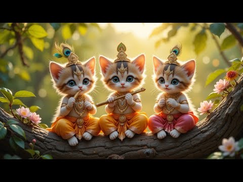 बिल्ली डांस 🦚 Krishna janmashtmi 🦚|Cutest Cat videos funnydance 🤣💃 Videos for cats #dancingcat #cat