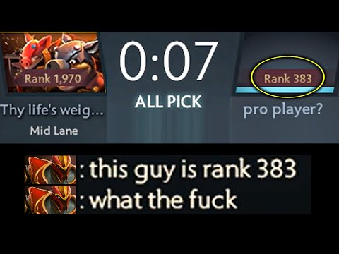 OMG I met Rank Top 300 Immortal! Is this a Pro Player? | Techies Official