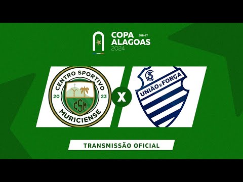 Muriciense x CSA   COPA ALAGOAS SUB 17   1ª FASE