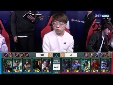 SKT vs KT Highlights Game1 LCK2017 Week6Day5
