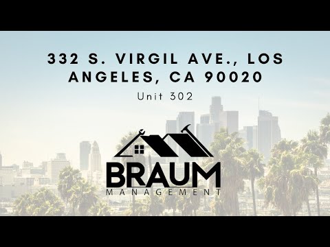 332 S. VIRGIL AVE., Unit 302  LOS ANGELES, CA 90020
