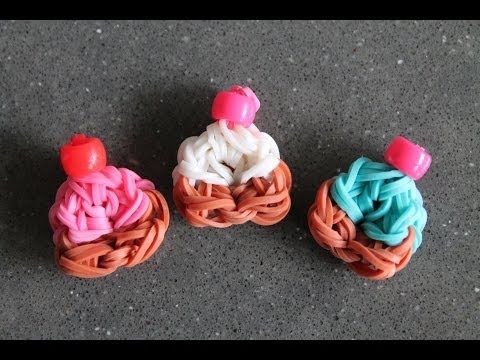 Rainbow loom Nederlands, cupcake