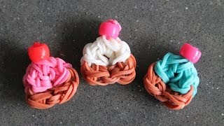Rainbow loom Nederlands, cupcake