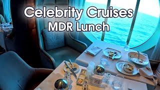 Celebrity Cruises Lunch Food at Main Dining Room