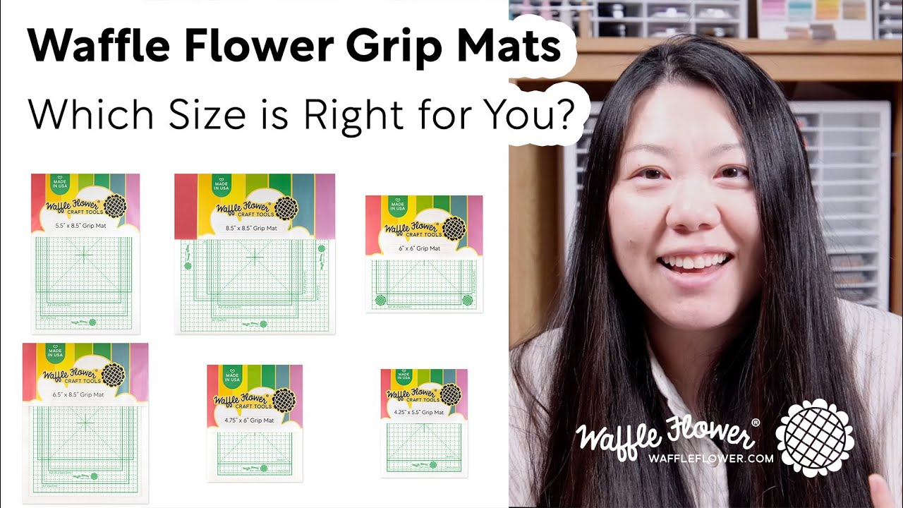 Waffle Flower - Grip Mat Stencil Extender, 7,25
