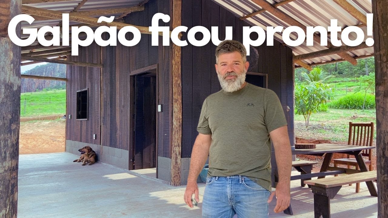 GALPÃO DE MADEIRA - RESULTADO FINAL! / Final reveal of our barn!