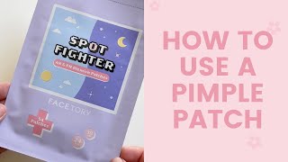 How to Use a Pimple Patch 🤔 | FaceTory