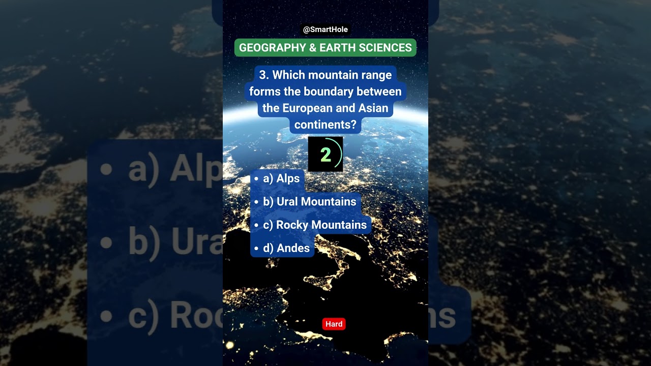 Geography & Earth Sciences Quiz: Test Your Knowledge! #Quiz #Geography #EarthScience #Ocean #Desert
