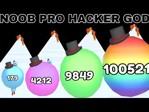 Amazing Gameplay-NOOB VS PRO VS HACKER VS GOD in Big Head Run