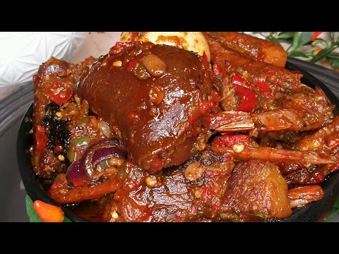 HOW TO COOK DELICIOUS OFADA SAUCE /PEPPER STEW/NIGERIAN RECIPE