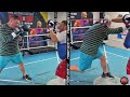 LOOK AT THAT SPEED! ANDY RUIZ BACK IN THE GYM DISPLAYING HEAVYWEIGHT POWER DURING MITT WORKOUT