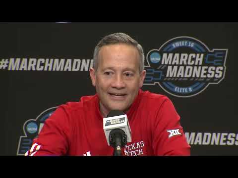 Texas Tech Elite Eight Postgame Press Conference - 2025 NCAA Tournament
