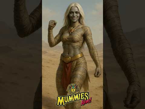 Mummies Alive Realistic Transformation 🔥  90s Cartoon Reimagined in Real Life #short #livingcartoon