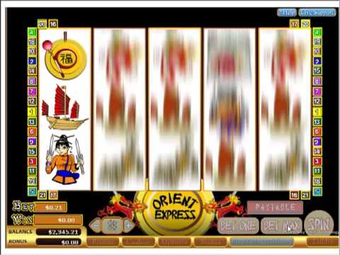 Orient Express Slot at Golden Casino