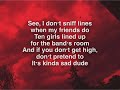 CHASE ATLANTIC LIKE A ROCKSTAR LYRICS