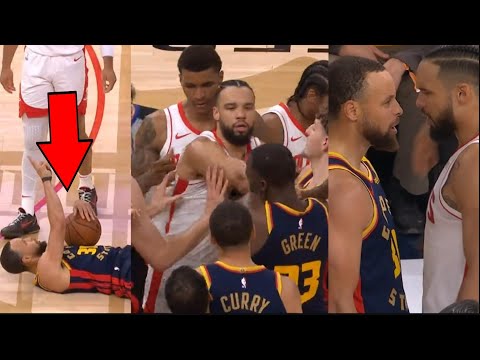 Steph Curry CLAPS BACK at Dillon Brooks in HEATED Face-Off! | Warriors vs Rockets Game 4