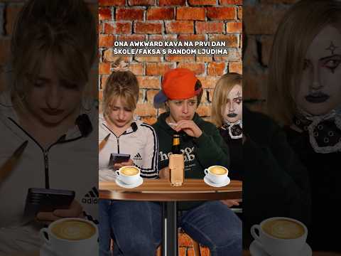 kad se na toj prvoj kafici skupi totalno razlicita ekipa ciji clanovi nemaju veze jedni s drugima😂