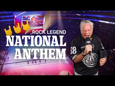 Iron Maiden Lead Singer Performs US National Anthem at NHL Game 🎶