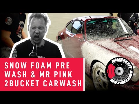 CHEMICALGUYS.EU | PRE WASH SNOW FOAM DETAILS | MR PINK 2 BUCKET CARWASH | PORSCHE 911 & BMW M3 E92