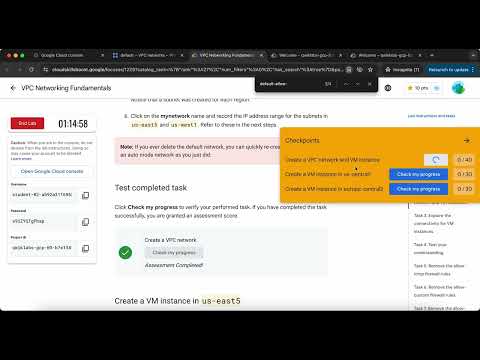 Networking Fundamentals on Google Cloud Challenge Lab ARC124