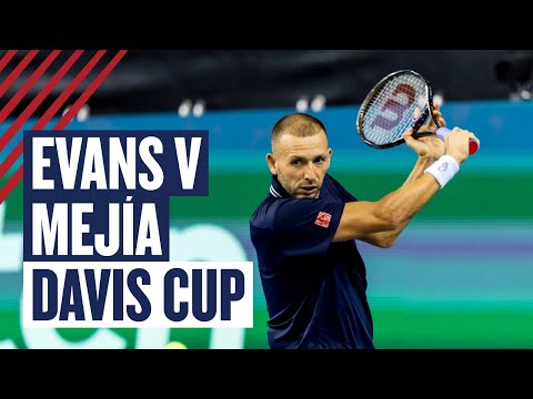 Highlights - Dan Evans vs Nicolás Mejía | Great Britain vs Colombia | Davis Cup Qualifiers 2023