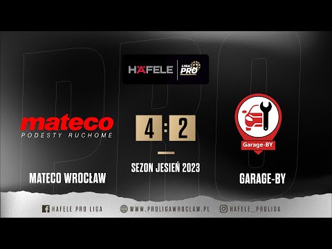 Skrót | Mateco Wrocław - Garage-BY 4:2, Sezon Jesień 2023, Häfele PRO Liga 12.09.2023