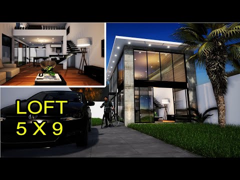DISEÑO DE UN LOFT 5X9 METROS