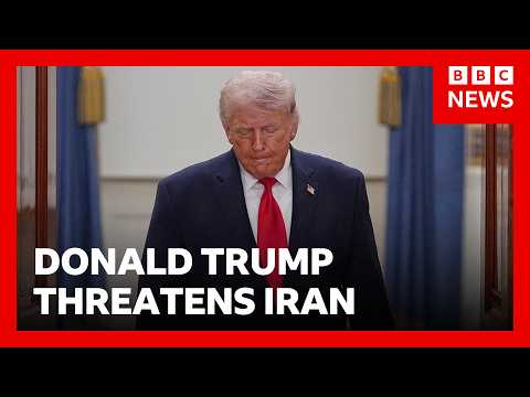 Trump threatens Iranian infrastructure over Strait of Hormuz | BBC News