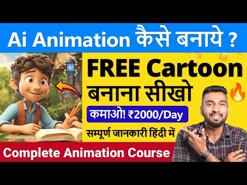 2D कार्टून विडियो बनाना सीखे How To Make 2d Animation Video 2D Animation Software for PC Hindi