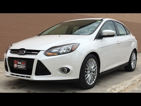 2014 Ford Focus Titanium Sedan - Luxury Group w/ Leather Heated Power Seats, Sunroof | AMAZING VALUE